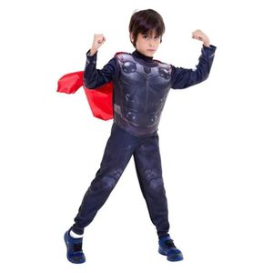 Fantasia Thor Infantil Luxo Ultimato Com Músculos Tamanho P