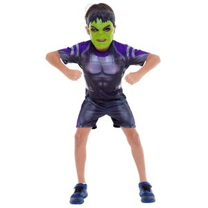 Fantasia Hulk Infantil Curta Ultimato Com Máscara Tamanho P