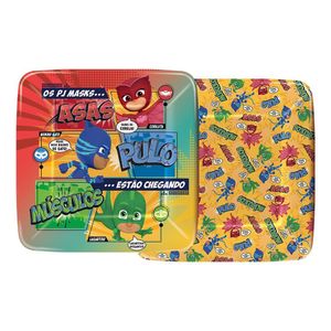 Prato Quadrado Pj Masks - 8 Unidades