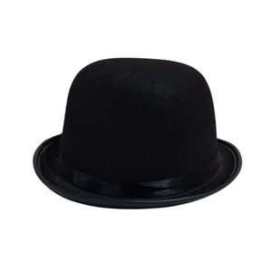 Chapéu Coquinho Preto De Feltro