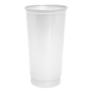 Copo De Plástico Color Drink Branco - 300ml - 10 Unidades