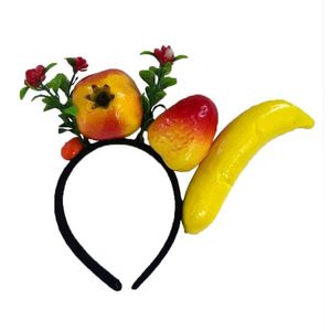Tiara Havaiana De Frutas E Flores