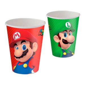 Copo De Papel Descartável Super Mario - 08 Unidades