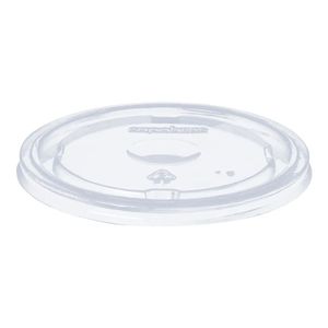 Tampa Para Copo De Isopor Transparente 240ml - 50 Unidades