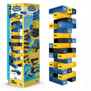 Jogo Caiu Perdeu Batman Supper Friends - 45 Peças
