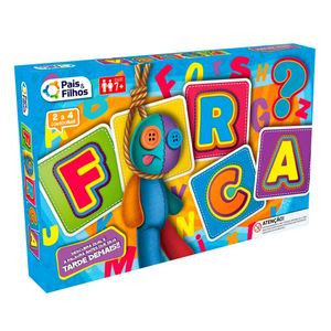 Jogo De Tabuleiro Forca - 128 Itens