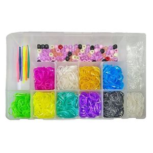 Kit Pulseira De Elástico Com Caixa Organizadora M Euqfiz