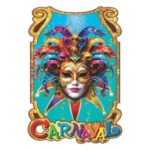 Painel De Festa Carnaval Arlequim Colorido - 50x70cm