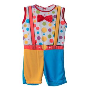 Fantasia Palhacinho Infantil Pop Com Gravata Tamanho G