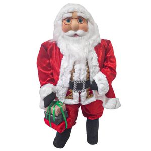 Boneco Papai Noel Com Presentes - 60cm