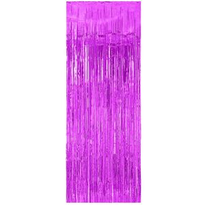 Cortina Fitas Metalizadas Pink - 1x2 Metros