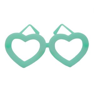 Óculos Sem Lentes Coração Brilha No Escuro - 10 Unidades