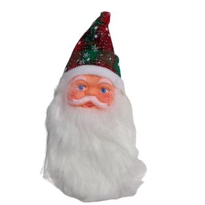 Enfeite Para Pendurar Cabeça Papai Noel - 30cm
