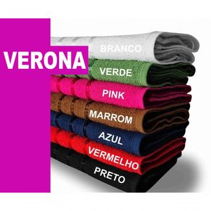 Jogo De Banho 4 Peças Coleção Verona Luxo Beka 100% Algodão Rosa