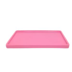 Bandeja De Festa Retangular 30cm X 18cm Cor Rosa