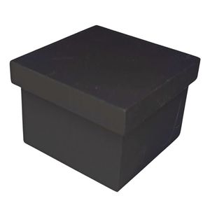 Caixa Pequena Para Lembrancinhas Em Mdf (7x7x5,5) Preto