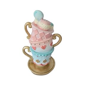 Xícara Decorativa Páscoa Em Resina 18cm