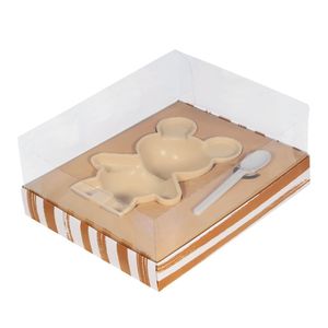 Embalagem Para Urso De Colher - 18cm X 11cm