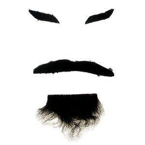 Barba Bigode E Sobrancelha De Pirata
