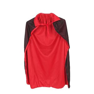 Capa Vampiro Gola Alta Preto E Vermelho - 80cm