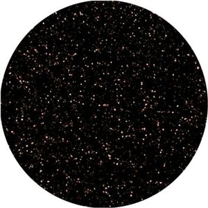 Glitter Purpurina Pvc 500g - Preto