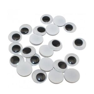 Olho Móvel Tamanho 12mm - 100 Unidades