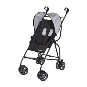 Carrinho Bebê Galzerano Capri Para Passeio Cor Preto Cinza Preto-cinza
