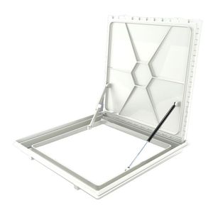 Tampa Casa Maquina 90x90cm Com Rebaixo Para Alumínio Branca