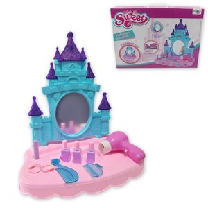 Penteadeira Infantil Encantada Compacta Brinquedo Acessórios