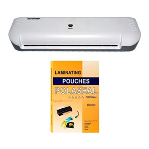 Kit Plastificadora Laminadora E Polaseal A4 0,05 100und 110V