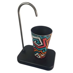 Bomba Eletrica Usb Agua Bebedouro Galão Garrafão Bateria Automatico Com Suporte Recarregavel