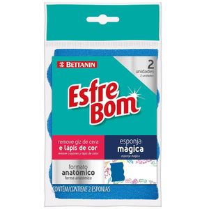 Esponja Mágica Esfrebom Bettanin 2 Unidades