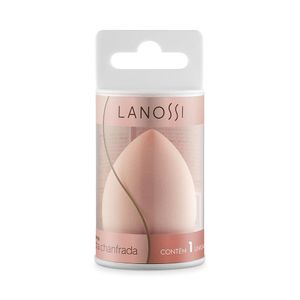 Esponja De Maquiagem Formato Gota Chanfrada Látex Free Lanossi