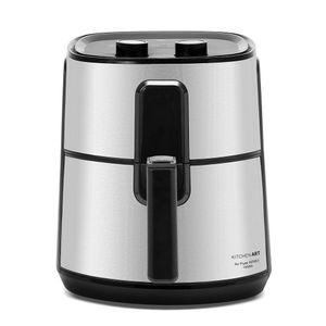 Fritadeira Air Fryer Kitchen Art Cesto Quadrado 5,7L 1500W Preta Inox KFR01