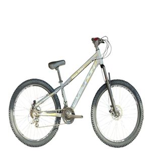 Bicicleta Aro 26 Velooh Attack Freeride Cinza 21v Aero Câmbios Importados