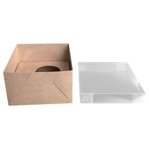 Embalagem Para Ovo De Colher Kraft Ajustável 150g 250g 10 Un