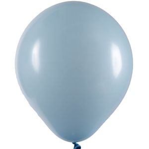 Balão De Látex Azul Claro - 12 Polegadas - 24 Unidades
