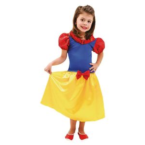 Fantasia Princesinha Bianca Infantil Com Laço Tamanho M
