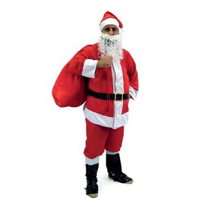 Fantasia Papai Noel Adulto Traje Completo Tamanho Gg