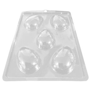 Forma De Acetato Ovo Liso - 50g - 10 Unidades
