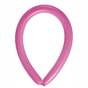 Balão Canudo Rosa Pink - 2 X 60 Polegadas - 50 Unidades