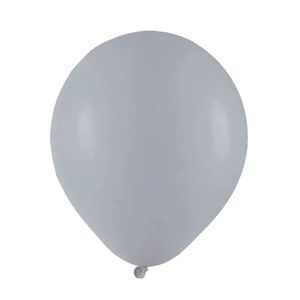 Balão De Látex Cinza - 8 Polegadas - 50 Unidades