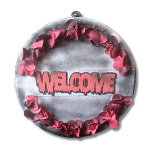 Guirlanda Halloween Welcome Enfeite De Porta - 1 Unidade