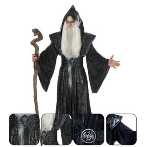 Fantasia Wizard Mago Das Trevas Halloween