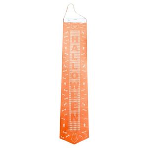 Bandeirola Halloween Flâmula Laranja Neon - 1,20m