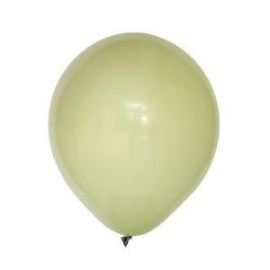 Balão De Látex Verde Sálvia - 7 Polegadas - 50 Unidades
