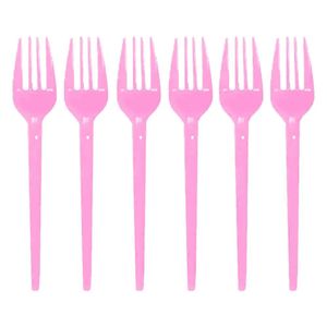 Garfinho Descartável Rosa Para Festas - 50 Unidades