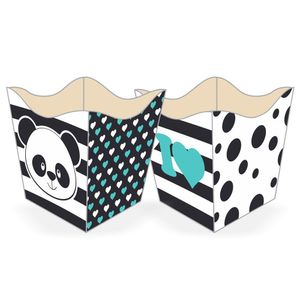 Cachepot De Papel Panda Pequeno - 10 Unidades