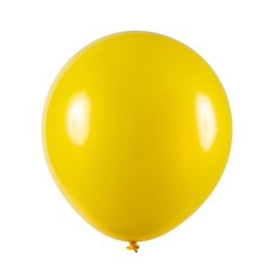 Balão De Látex Metalizado Amarelo - 7 Polegadas - 50 Unidades