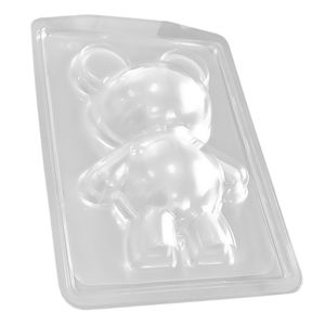 Forma De Silicone Urso Grande - 11,7cm X 18cm